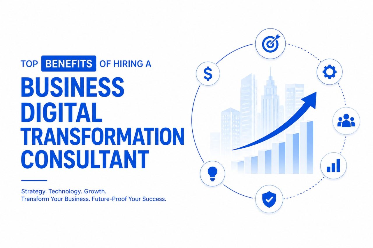 Business Digital Transformation Consultant - Key visual illustration