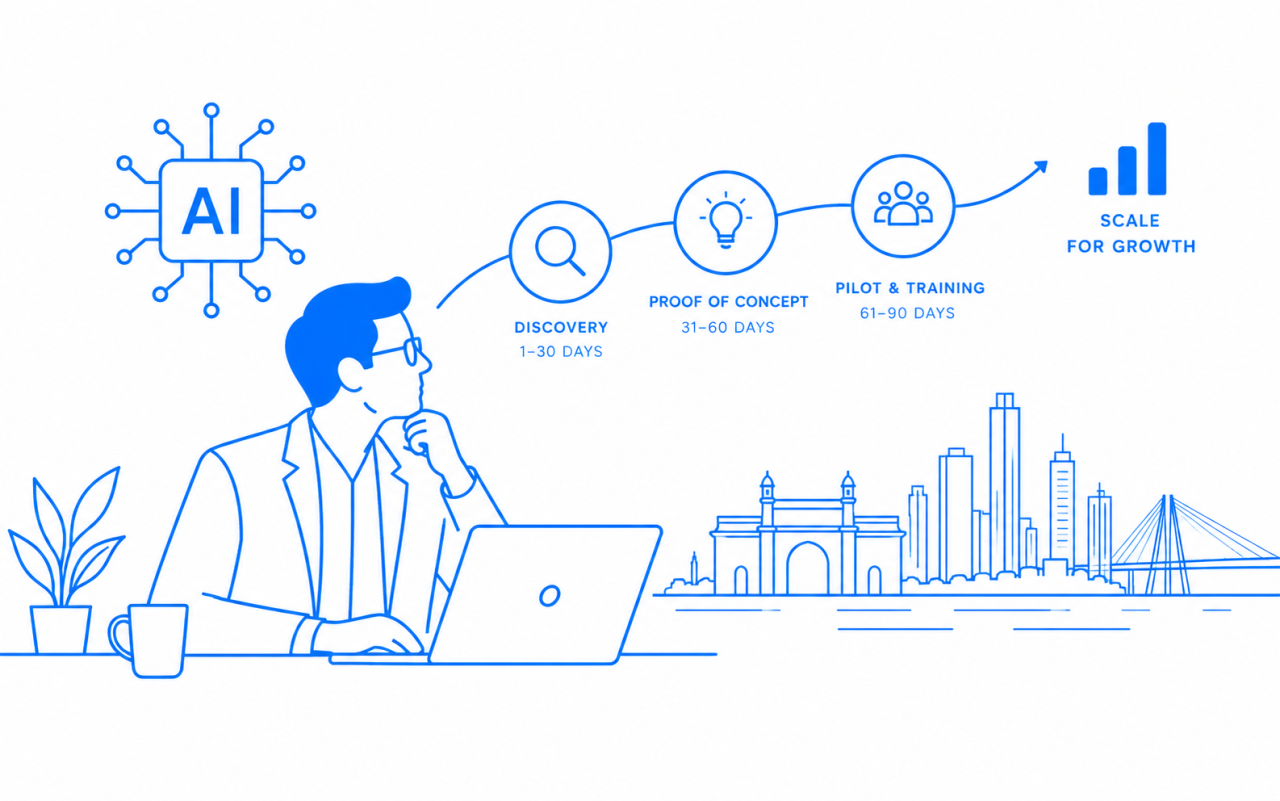 AI Consulting Services Mumbai - Key visual illustration
